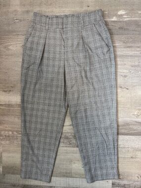 a new day Women's Gray Plaid Tailored Jeans Dress Pants